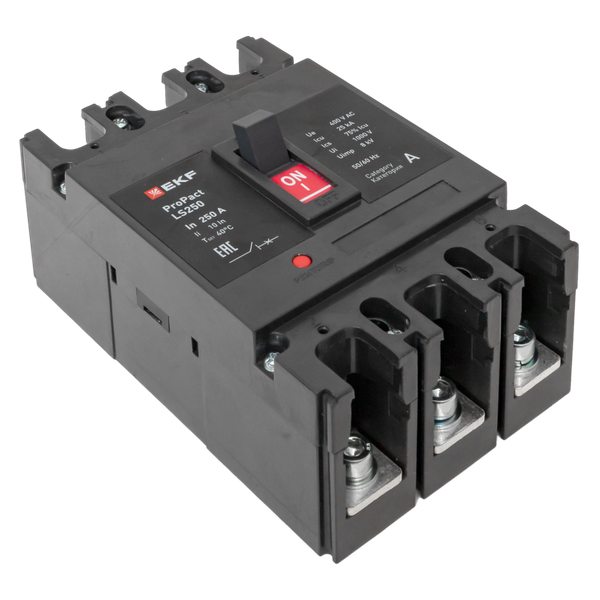  Выключатель автоматический 3п 160А 25кА LS250 ProPact EKF mccb-250-25-3-160-ls фото в каталоге от BTSprom.by