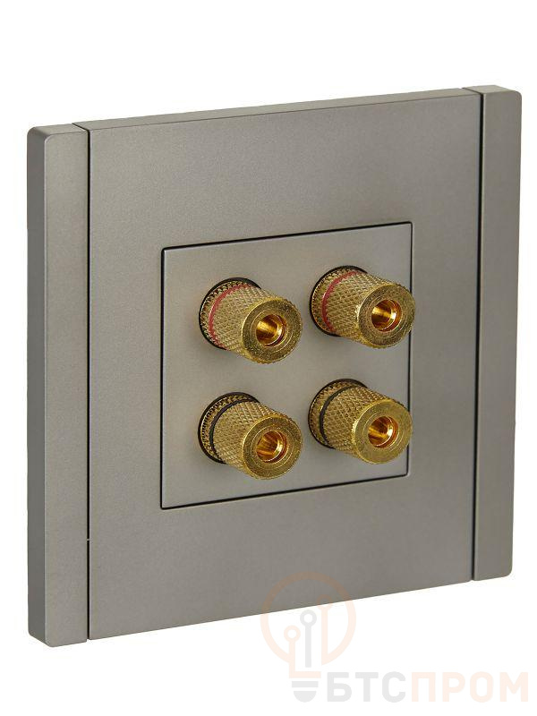Аудиорозетка 4-м FORTE&PIANO FP539 сталь IEK FP-S40-K46 фото в каталоге от BTSprom.by  Аудиорозетка 4-м FORTE&PIANO FP539 сталь IEK FP-S40-K46 фото в каталоге от BTSprom.by