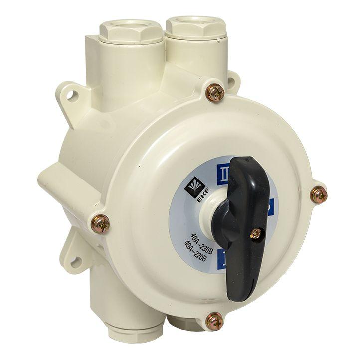 переключатель пакетный 1-кл. 40а ip56 пп 4-40/н2 м2 пл. беж. ekf pp-4-40-4 от BTSprom.by