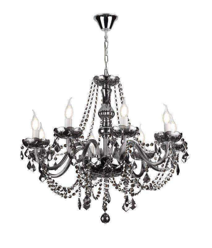 люстра pensieri 1010-208 8хe14 40вт хрусталь классика rivoli б0037789 от BTSprom.by