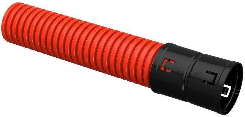труба гофрированная двустенная пнд гибкая d63мм красн. (уп.100м) iek ctg12-063-k04-100-r от BTSprom.by