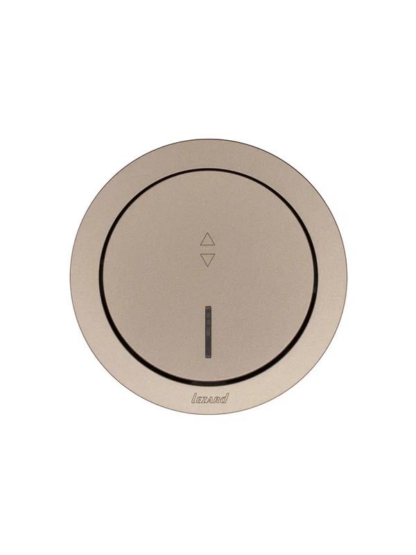  Выключатель проходной 1-кл. СП OSEN 10А IP20 с подсветкой механизм титан LEZARD 743-3788-114 фото в каталоге от BTSprom.by