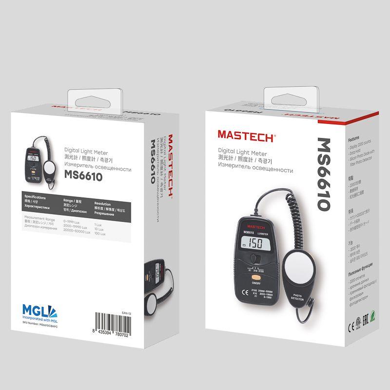  Люксметр MS-6610 Mastech 13-1215 фото в каталоге от BTSprom.by