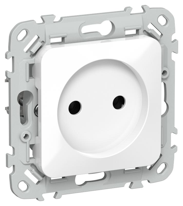 розетка сп flite рс01-1-флб 10а без заземл. без защ. шторок безвинтовое крепление механизм бел. iek fi-r10-10-1-k01 от BTSprom.by