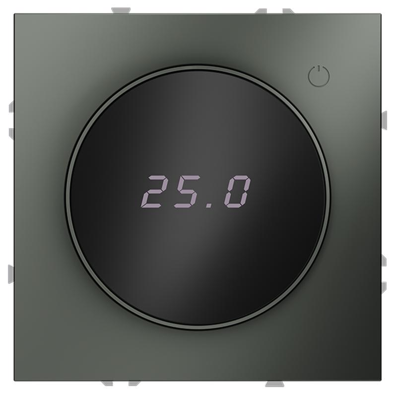 терморегулятор электронный s70 с индикацией и датчиком для теплого пола механизм титан voltum vls070106 от BTSprom.by