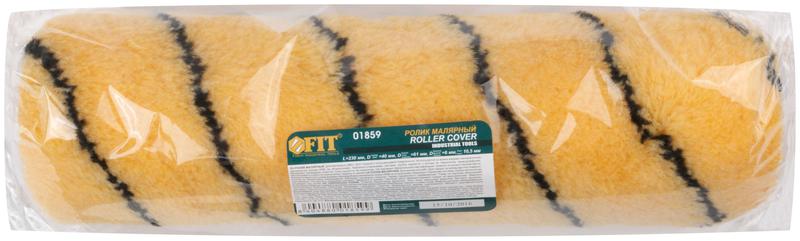  Ролик полиакриловый с черной полоской диам. 40/61мм ворс 10.4мм 230мм беж. FIT 01859 фото в каталоге от BTSprom.by