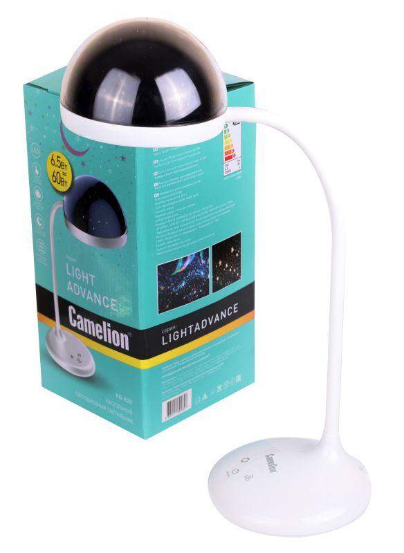 Светильник настольный KD-828 C01 LED 6.5Вт 230В 360лм сенс.рег.ярк .CCT RGB-ночник "Звездн. небо" бел. Camelion 13006 фото в каталоге от BTSprom.by  Светильник настольный KD-828 C01 LED 6.5Вт 230В 360лм сенс.рег.ярк .CCT RGB-ночник "Звездн. небо" бел. Camelion 13006 фото в каталоге от BTSprom.by