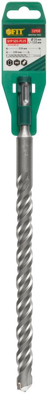  Бур по бетону SDS PLUS с двойн. резьбой 20х310мм FIT 32950 фото в каталоге от BTSprom.by