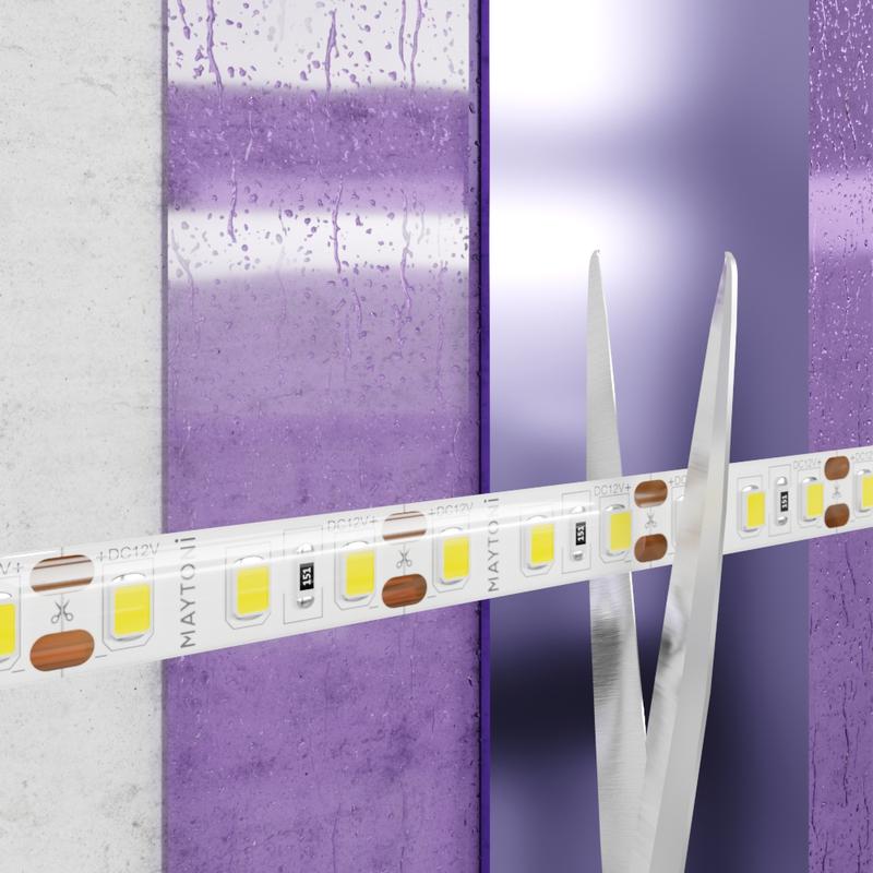  Лента светодиодная 12В 2835 9.6Вт/м 6000К IP65 (уп.5м) Maytoni 10113 фото в каталоге от BTSprom.by