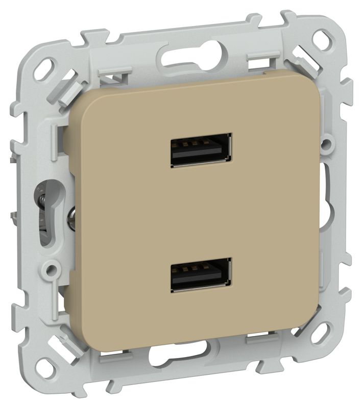 розетка usb сп flite рю-2-флх aa 2.1а механизм хаки iek fi-u21-d31-k59 от BTSprom.by