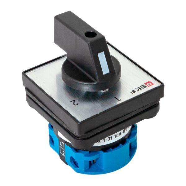  Переключатель кулачковый ПК-1-31 1п 10А "1-2" IP65 EKF pk-1-31-10-65 фото в каталоге от BTSprom.by