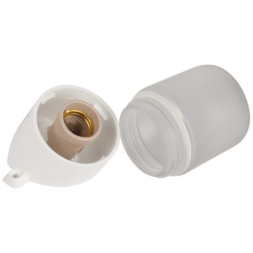  Светильник для бани НББ 01-60-002 пласт/стекло наклон IP65 E27 max 60Вт 158х116х85 бел. ЭРА Б0048407 фото в каталоге от BTSprom.by