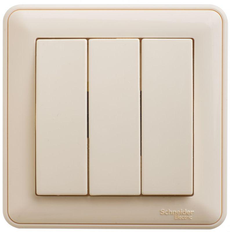  Выключатель 3-кл. СП W59 10А IP20 10AX в сборе сл. кость SE VS0510-351-28 фото в каталоге от BTSprom.by