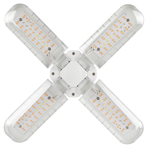 Лампа светодиодная GREEN LINE ФИТО-40W-PL-E27-GR 40Вт E27 для растений 4-х лепестковая красн./син. спектра Эра Б0064525 фото в каталоге от BTSprom.by