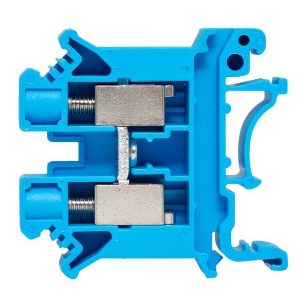  Колодка клеммная винтовая 10 UT син. EKF scr-ut-10-b фото в каталоге от BTSprom.by