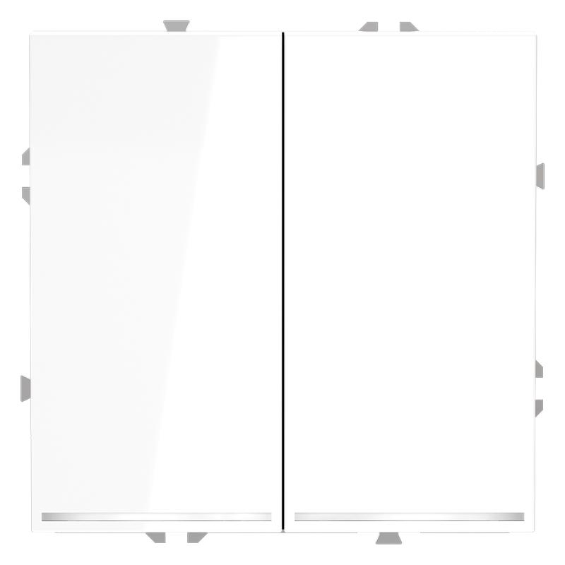 переключатель проходной 2-кл. сп s70 10а с подсветкой механизм бел. глянцевый voltum vls020401 от BTSprom.by