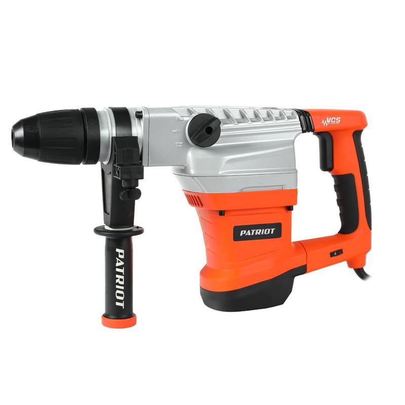 перфоратор rh 450 sds-max 1300вт 10дж 1350-2750уд/мин 235-500об/мин. 2 режима работы макс.диаметр 40мм глубиномер кейс patriot 140301450 от BTSprom.by