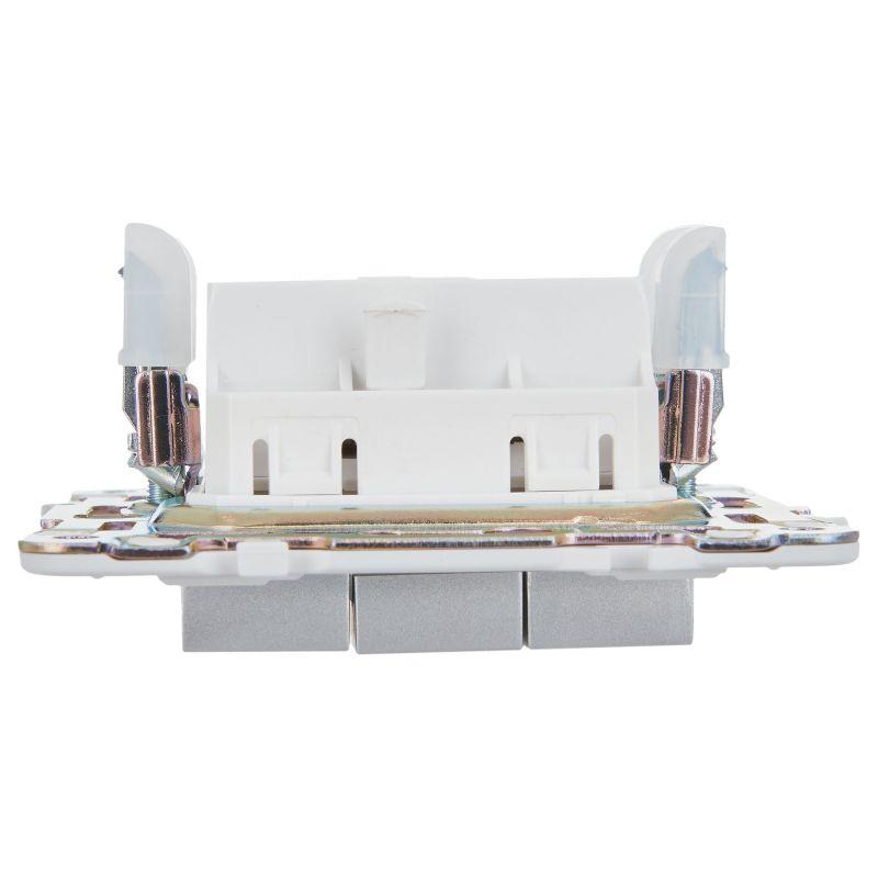  Выключатель 3-кл. SKANDY 10А SK-V11S серебр. IEK SK-V30-0-10-K23 фото в каталоге от BTSprom.by