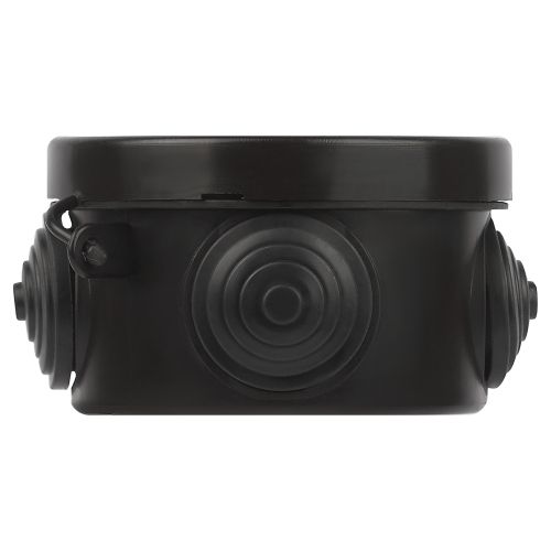  Коробка распаячная ОП 65х40мм с гермовводами 4 входа IP54 черн. KOR-65-40-4g-B Эра Б0061799 фото в каталоге от BTSprom.by