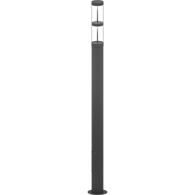 светильник coloss led 30w rs 830 ral9005 pole 3m ст 4798000010 от BTSprom.by