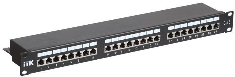 патч-панель 1u кат.6 stp 24 порта (idc dual) itk pp24-1uc6s-d05 от BTSprom.by