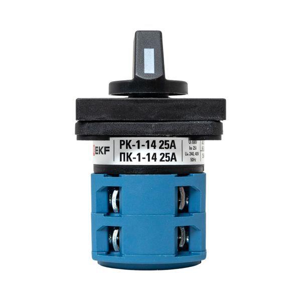  Переключатель кулачковый ПК-1-14 4П 25А "0-1" EKF pk-1-14-25 фото в каталоге от BTSprom.by