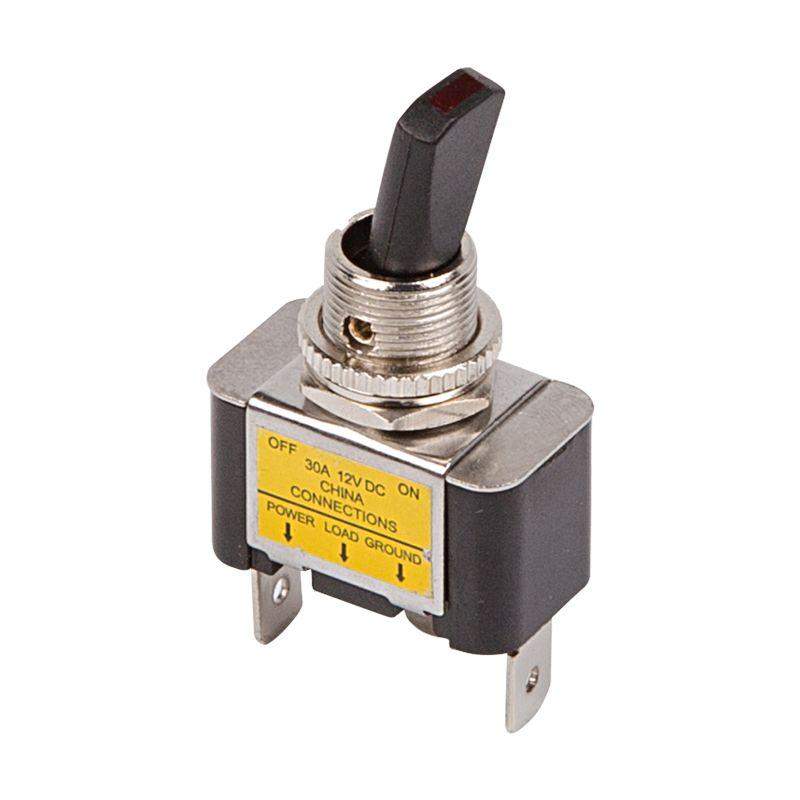 тумблер 12в 30а (3с) on-off 1п с зел. led подсветкой (asw-07d-2) rexant 36-4353 от BTSprom.by