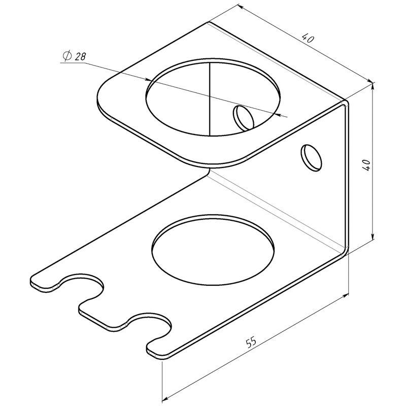  Держатель для хранения электрических зубных щеток и насадок монтаж без сверления бел. Rexant 38-0716 фото в каталоге от BTSprom.by