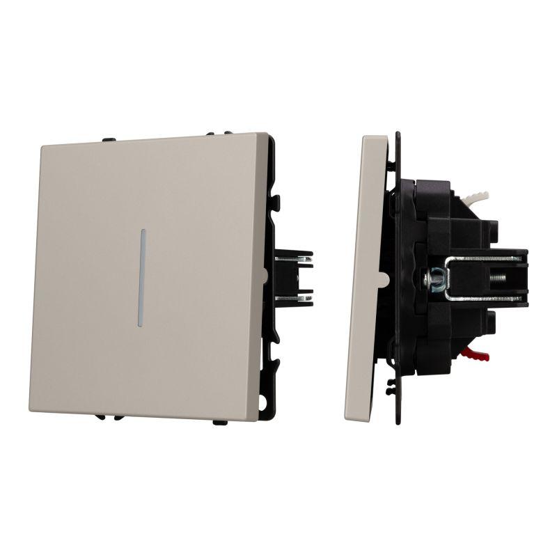 выключатель 1кл arl nobe подсветка софт-тач swt-mk01-sfpl-l-ca 250в 10а кашемир arlight 059424(1) от BTSprom.by