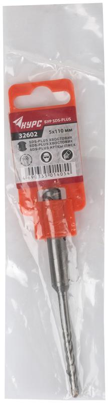  Бур по бетону SDS PLUS 5х110мм двойная резьба КУРС 32602 фото в каталоге от BTSprom.by