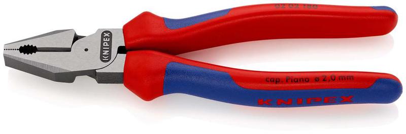 плоскогубцы комбинированные особой мощности l-180мм knipex kn-0202180 от BTSprom.by