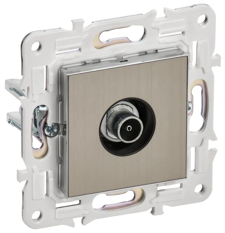 розетка tv оконечная skandy sk-a12n никель iek sk-a10-o-k50 от BTSprom.by