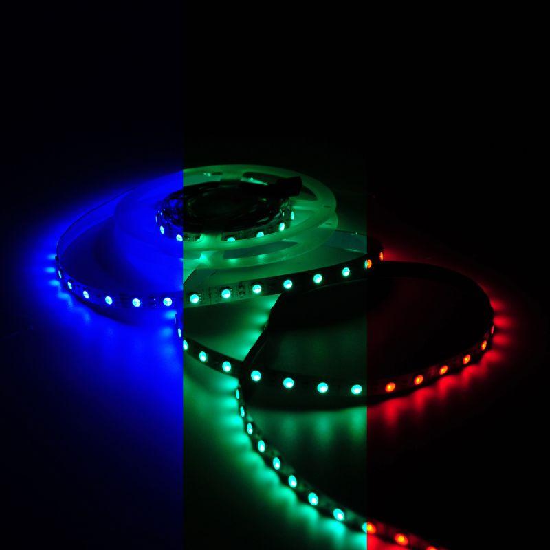 лента светодиодная basic 5050/60-smd 10вт/м rgb ip20 700лм/м 12в 10мм (уп.5м) gauss bt055 от BTSprom.by