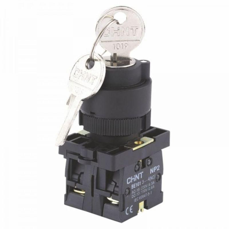 переключатель np2-eg33 3 положения фиксацией 2но ip40 (r) chint 574104 от BTSprom.by