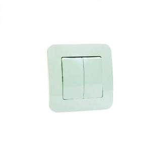выключатель 2-кл. сп lillium n 10а ip20 крем. makel 55203 от BTSprom.by