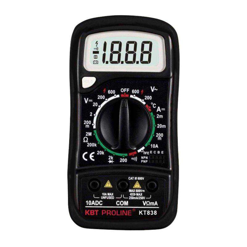 мультиметр цифровой kt 838 "proline" квт 791280 от BTSprom.by