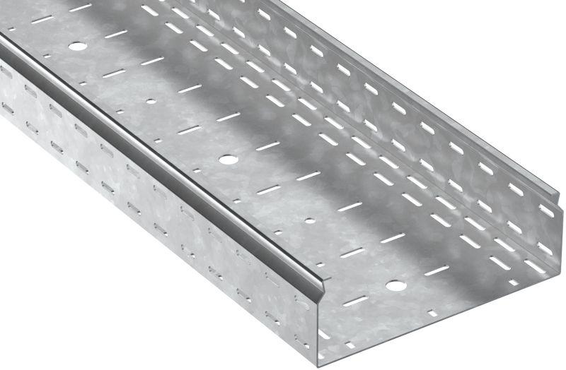 Лоток листовой перфорир. 100х300 L2000 сталь 2.0мм HDZ ESCA 7 IEK CLP10-100-300-200-2-HDZ от BTSprom.by