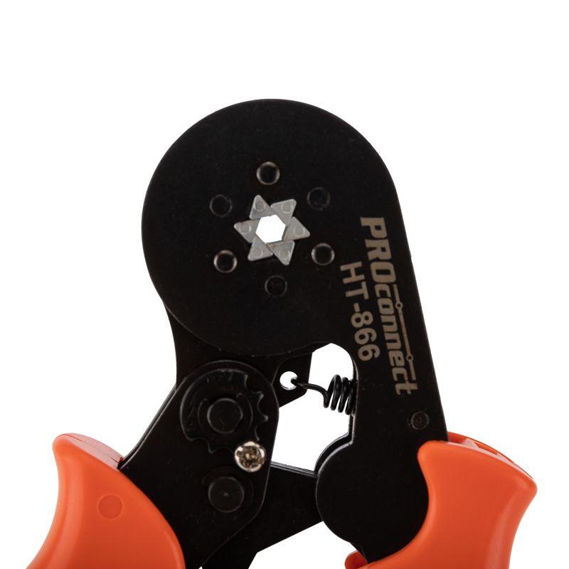  Кримпер HT-866 для обжима штыревых наконечников 0.25-6.0кв.мм PROCONNECT 12-3205-4 фото в каталоге от BTSprom.by