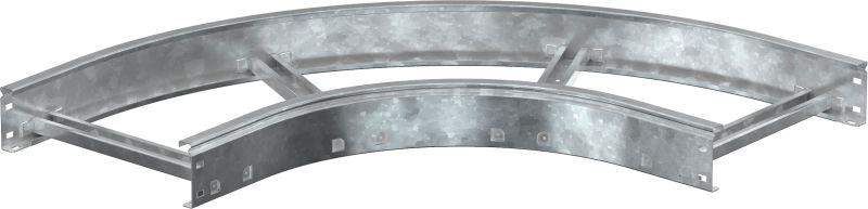 Угол для лотка 90град. 200х55 R300 LESTA HDZ IEK CPG04-4-90-055-200-HDZ от BTSprom.by