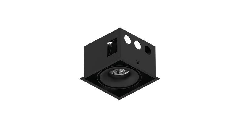 корпус светильника combo-crd1-bl ip20 потолочн. встраив. поворотн. черн. swg pro 00-00006672 от BTSprom.by