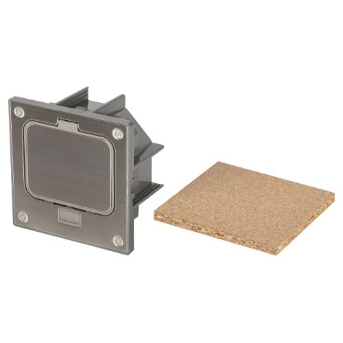  Люк 18-6001-03 IP66 в бетон с розеткой защелка сер. Эра Б0063266 фото в каталоге от BTSprom.by