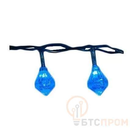  Гирлянда светодиодная «Бриллианты» ULD-S0280-020/DTA BLUE IP20 DIAMONDS с контроллером 20led 2.8м прозр.син. UNIEL 07922 фото в каталоге от BTSprom.by