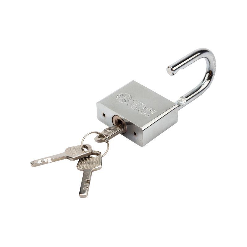  Замок навесной "Сталь" 50мм ЧЕТЫРЕ СЕЗОНА 79-0035 фото в каталоге от BTSprom.by