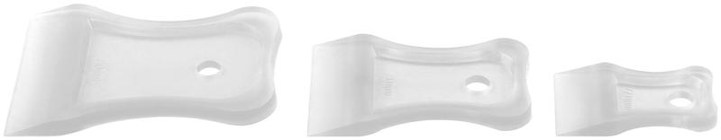  Набор шпателей 40; 60; 80мм пластик прозрачн. (3 предмета) КУРС 06882 фото в каталоге от BTSprom.by