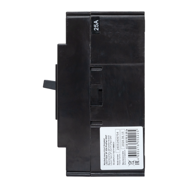  Выключатель автоматический 3п 25А 15кА LS63 ProPact EKF mccb-63-15-3-25-ls фото в каталоге от BTSprom.by