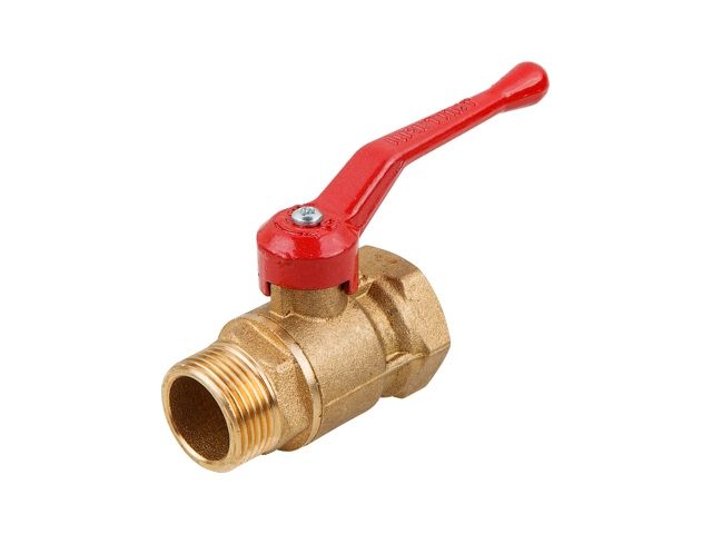 кран шаровый 1 1/2" нар.-вн. ручка pn1,6 мпа, 11б27п5, цветлит (црб0087) zw10123 от BTSprom.by