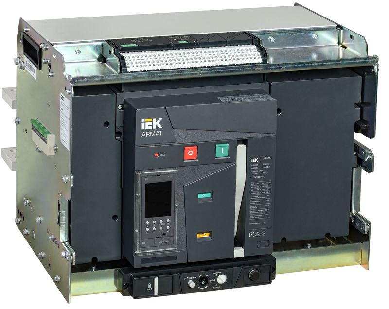 выключатель автоматический воздушный 3п g 5000а 135ка td выдвижн. с комплектом аксессуаров armat iek ar-acb-3vg-135-5000a-tdcf от BTSprom.by
