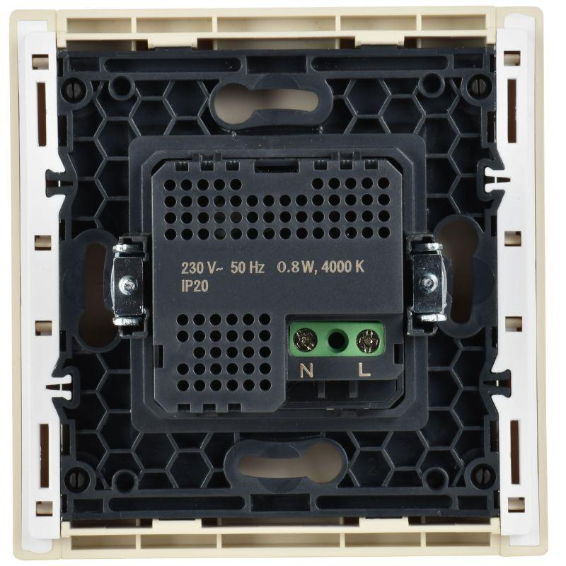  Датчик движения FORTE&PIANO FP456 с LED подсветкой ваниль IEK FP-MS11-N-150-05-K10 фото в каталоге от BTSprom.by