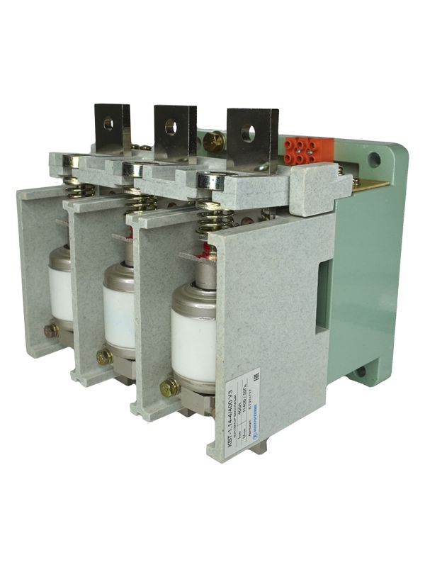 контактор вакуумный квт(м)-1.14-4/400-3 у3 3п 400а кат. 380в 2но+2нз ip00 нереверсивный без реле с магнитным удержанием электротехник et011718 от BTSprom.by