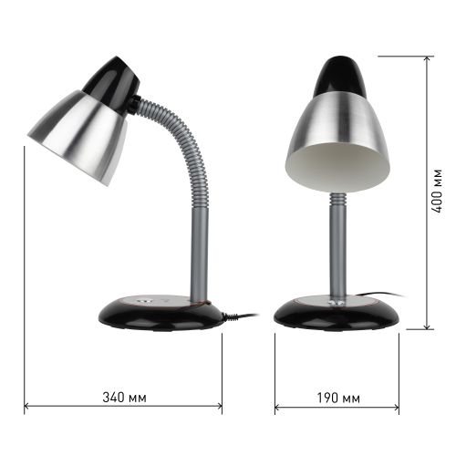  Светильник N-115-E27-40W-BK настол. черн. ЭРА C0044884 фото в каталоге от BTSprom.by